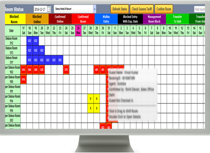 Hotel RMS Reservation Management System India Fastrack Booking